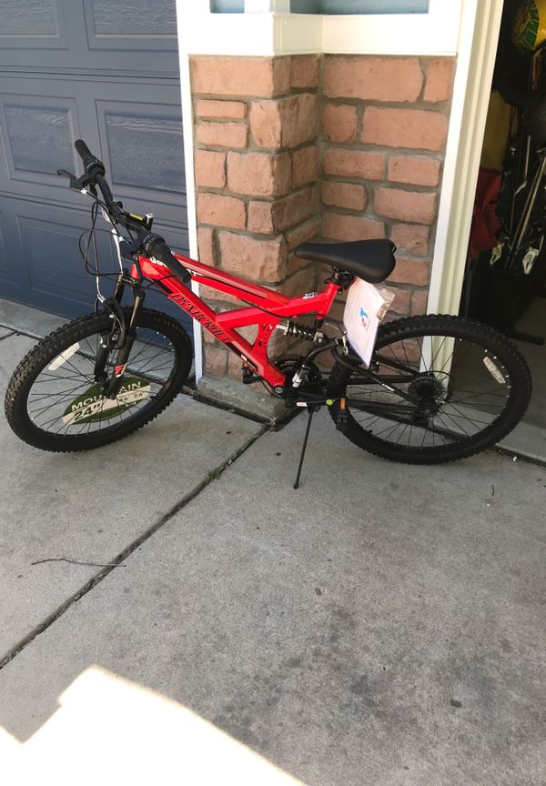New with tags Dynacraft dual suspension mountain bike bicycle 24â wheel size never ridden for 