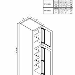 Milania Tall Pantry Cabineh