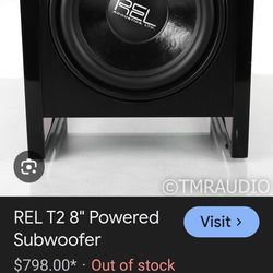 REL subwoofer