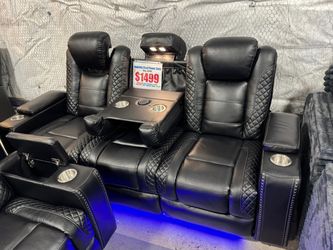POWER SOFA + LOVESEAT SET (couch, sofa) !!NO CREDIT NEEDED !! TAKE IT HOME TODAY!! 🚛 SAME DAY DELIVERY AVAILABLE 🚚 Se Habla Español