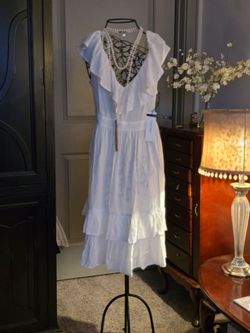 White Calvin Klein Summer Dress
