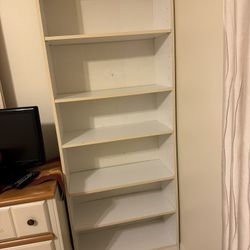 White Book Shelf-shurdy