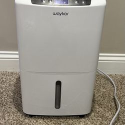 WAYKAR PD160B 2000 SQ. FT DEHUMIDIFIER WITH AUTO OR MANUAL  DRAINAGE - WHITE