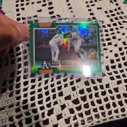 Nick Kurtz 64/99 topps chrome 2026 green