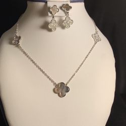 New White Gold Plated Necklace With CZ Stones BUY TODAY, ENJOY TODAY! Check out my other listings thank you