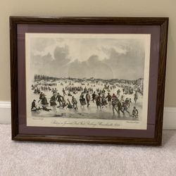Quality On Jamaica Pond Framed Picture 