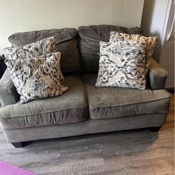 Gray couch (love seat)