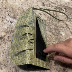 Lime Green pocket handbag