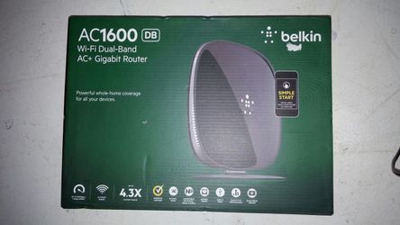 New Belkin WiFi Dual band ac+Gigabit Router