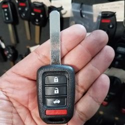$100 in Upland/Ontario | 2013-22 Honda Head Key & Remote Copy (CRV, Crosstour, Pilot, Accord, Fit, Civic, HRV)
