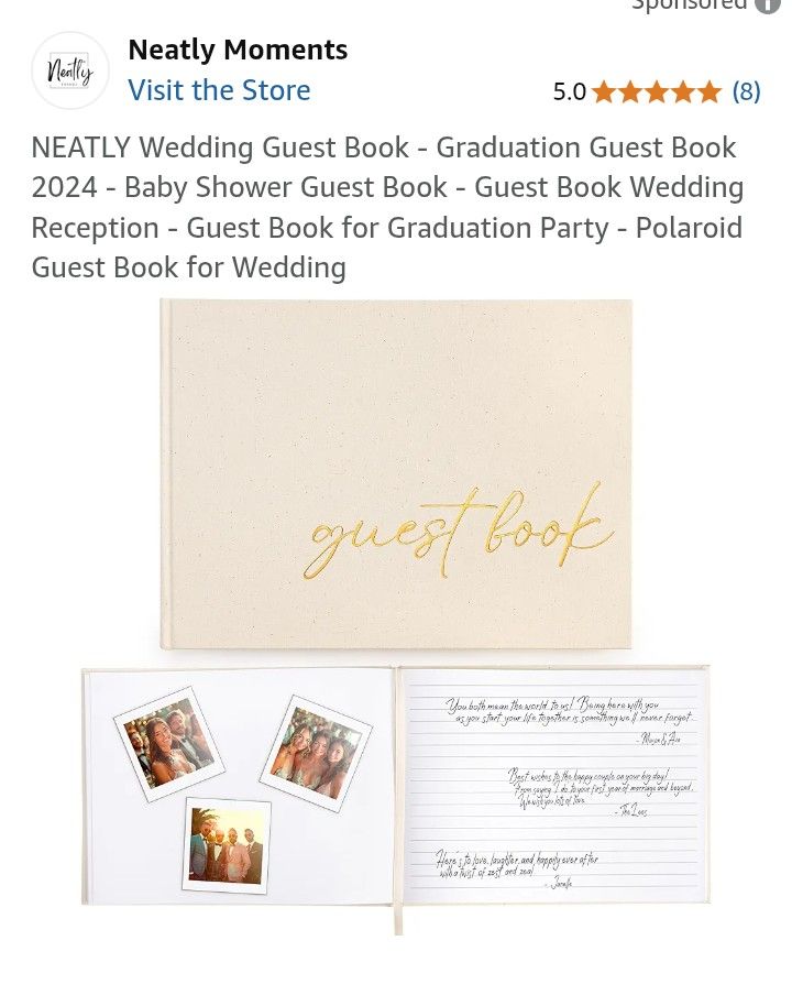 NEATLY GUEST BOOK
