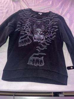KENZO paris black long sleeve sweatshirt Size M
