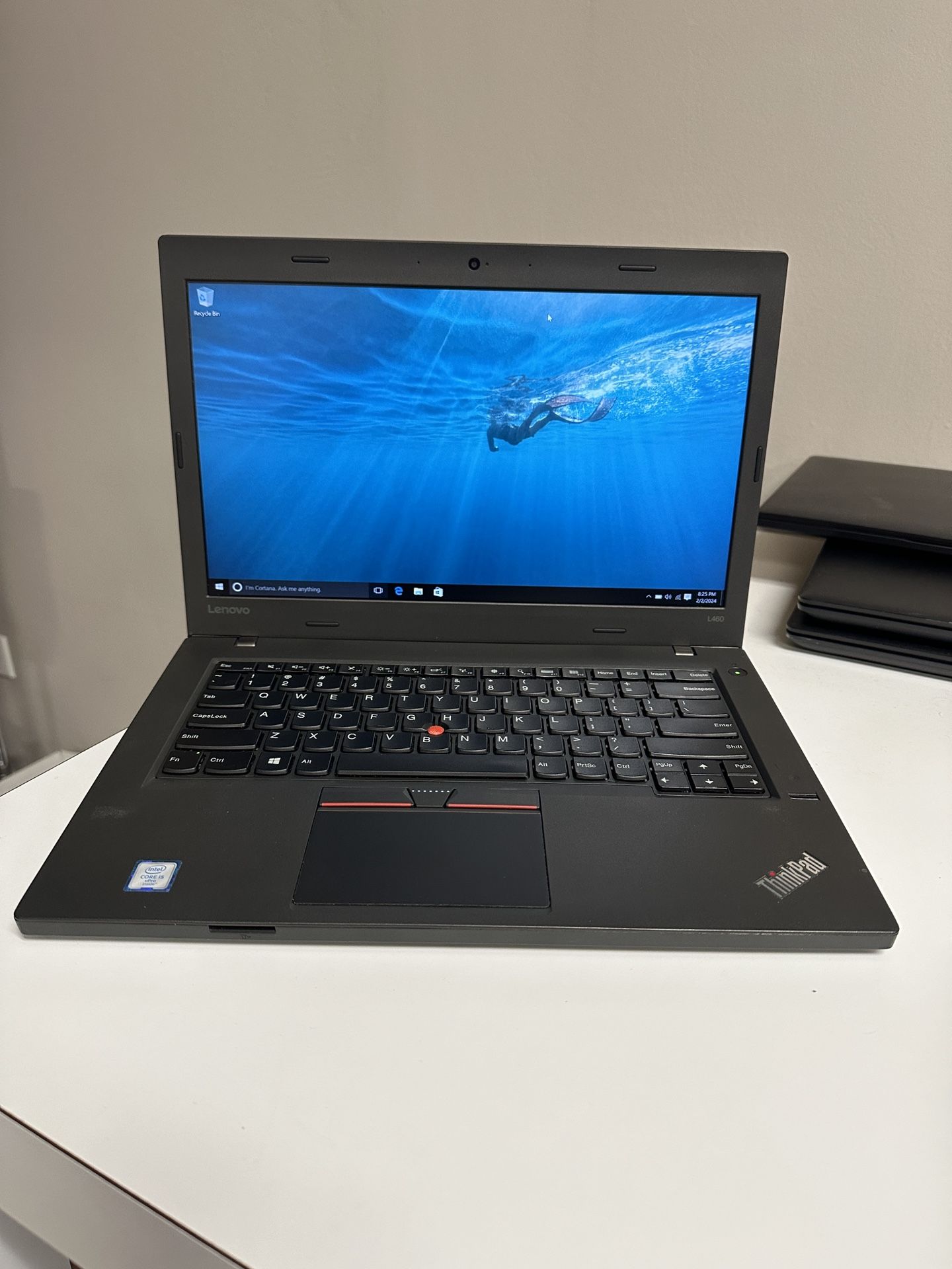 Lenovo ThinkPad L460 14” Laptop 2.5ghz Core i5-6300U 8gb RAM 256gb SSD Windows 10 Pro Webcam WiFi 
