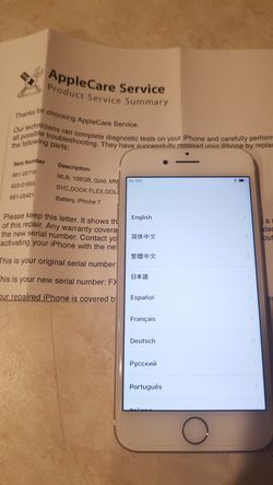 BRAND NEW IPHONE 7 128GB GOLD