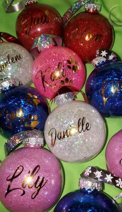 Custom Ornaments, Ornaments, Christmas Decorations