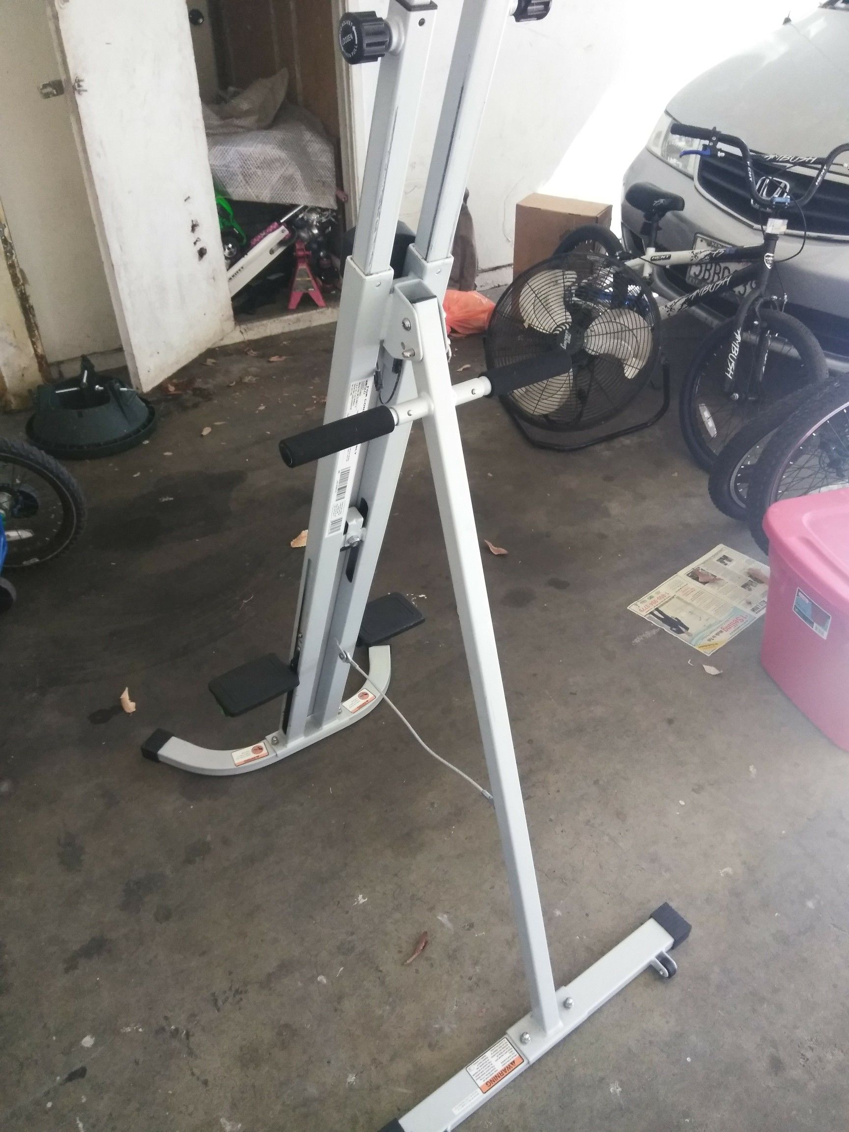 Wesco exsersise climbing machine brand new from Walmart my wife don't use it it cost me 120 but I'm selling it for 65 half price