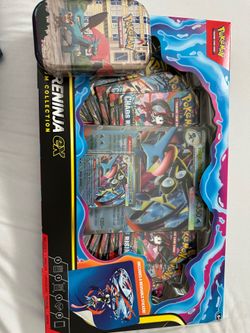 MEGA GRENINJA EX PREMIUM COLLECTION & TIN ASKING $70 TOTAL