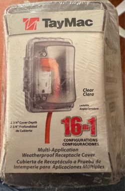 TayMac Multi-Application Weatherproof Receptacle Cover