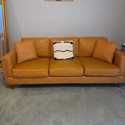 85” Leather couch
