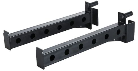 New Rack Squat Cage Smith machine Bench Spotter Arms Pair  Black $20