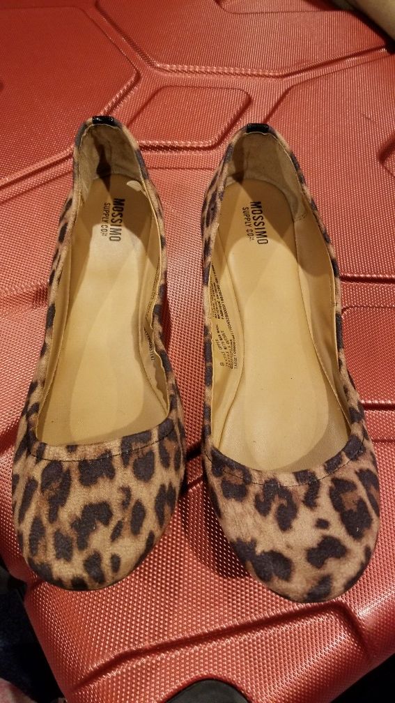 Mossimo Leopard flat shoes for free