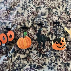 Vintage Halloween Shelf Candle Holder