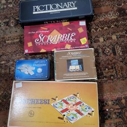 Assorted Games Each $5.  Travel Edition SCRABBLE Sold