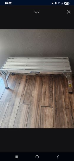 40-inch lightweight aluminum work platform