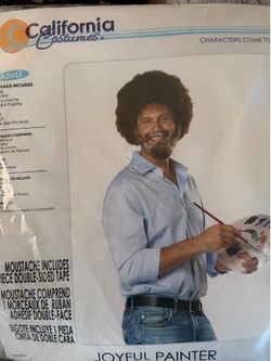 Bob Ross Wig and Color Palette