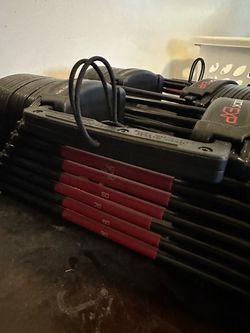 Power block EXP adjustable dumbbell 10-90 lbs
