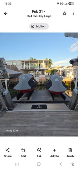 Pair of Yamaha Jet Skis with Covers