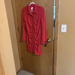 No Boundaries Red Dress Size Large New $10 Or Best Offer