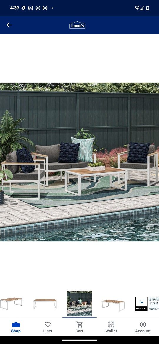 Outdoor Seating Set