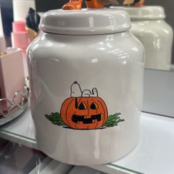 Snoopy Halloween Cookie Jar