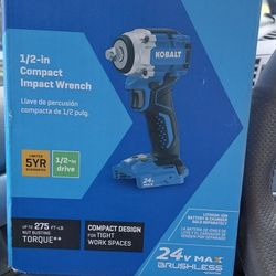 2 Kobalt 1/2-in Compact Impact Wrench 