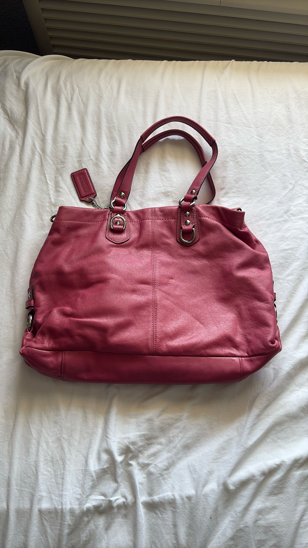 Coach Taffy Pink Medium Bucket Bag