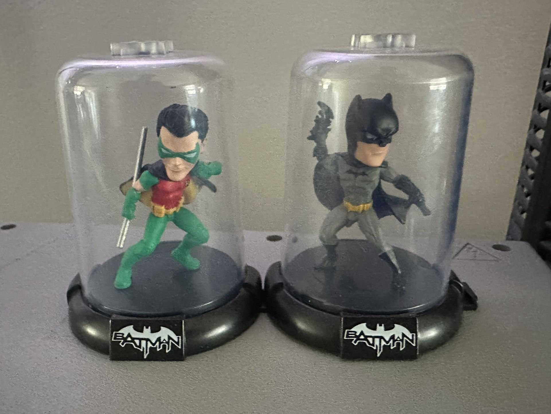 Batman and Robin collectible miniature figures 