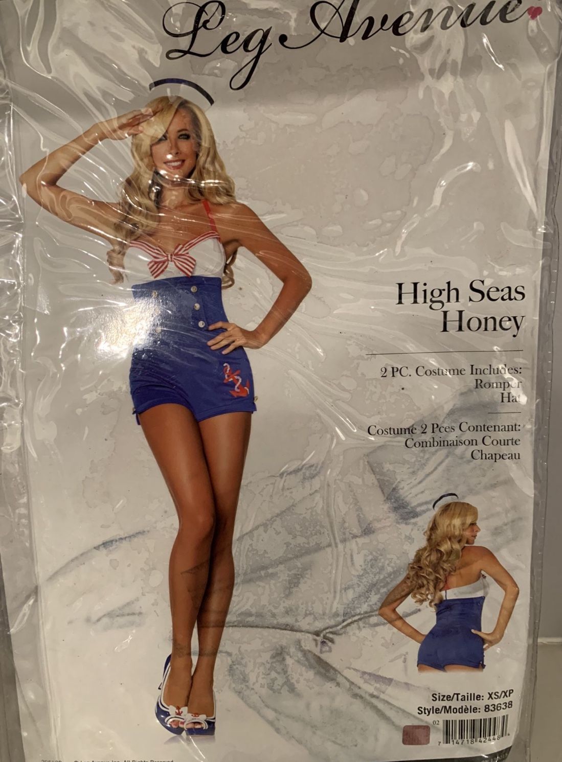 Leg Avenue Women’s High Sea Honey Sailor Girl Halloween Costume XS