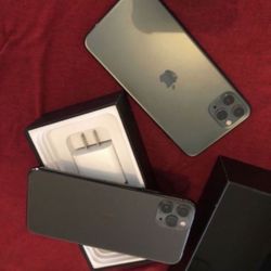 Apple iPhone 11 Pro Max unlocked works any carrier $925 EACH bonus new charger & headphones new case and screen protector I can deliver
