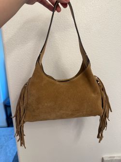 Suede purse