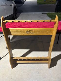 Bass Pro Shops Wooden Fishing Rod Rack