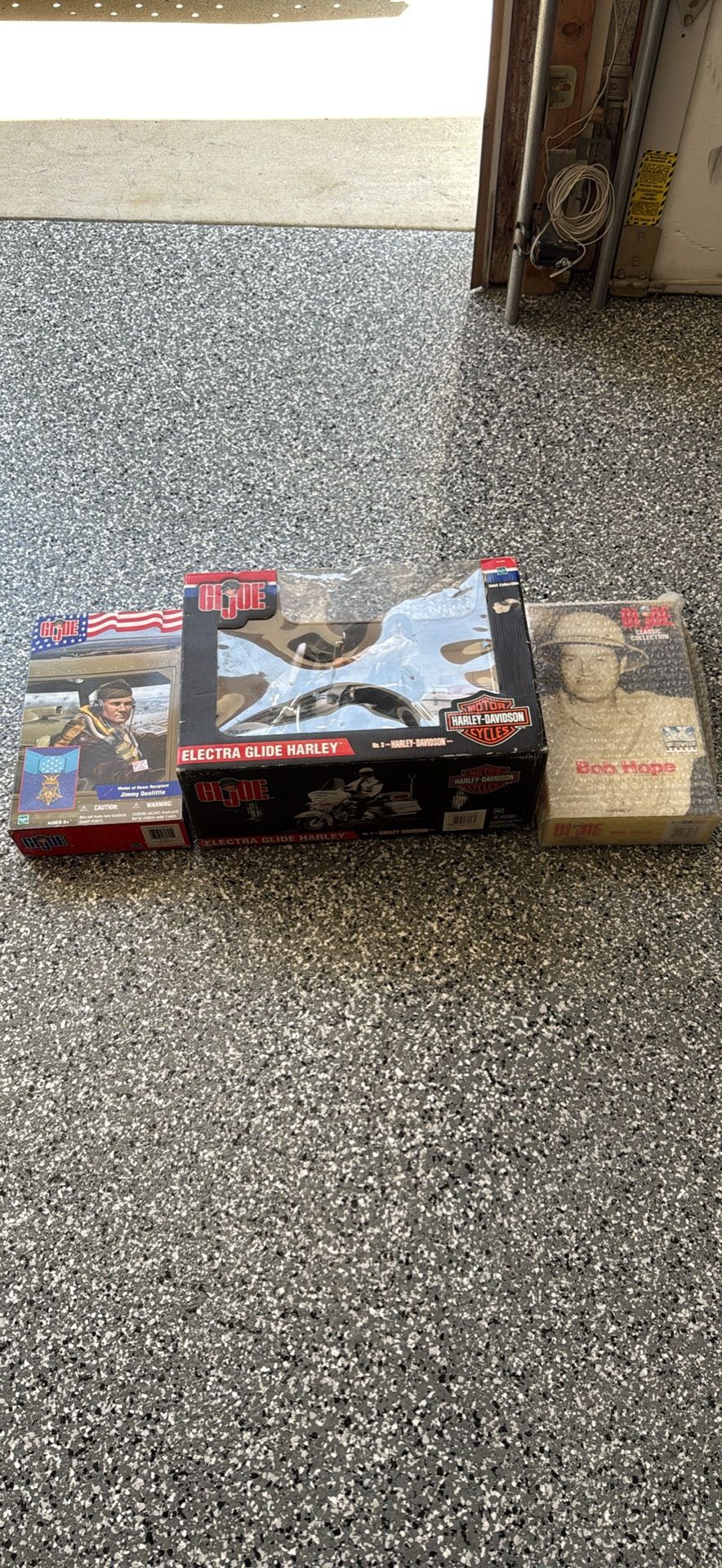 GI JOE HARLEY DAVIDSON EDITION,JIMMY DOLITTLE,BOB HOPE ACTION FIGURED