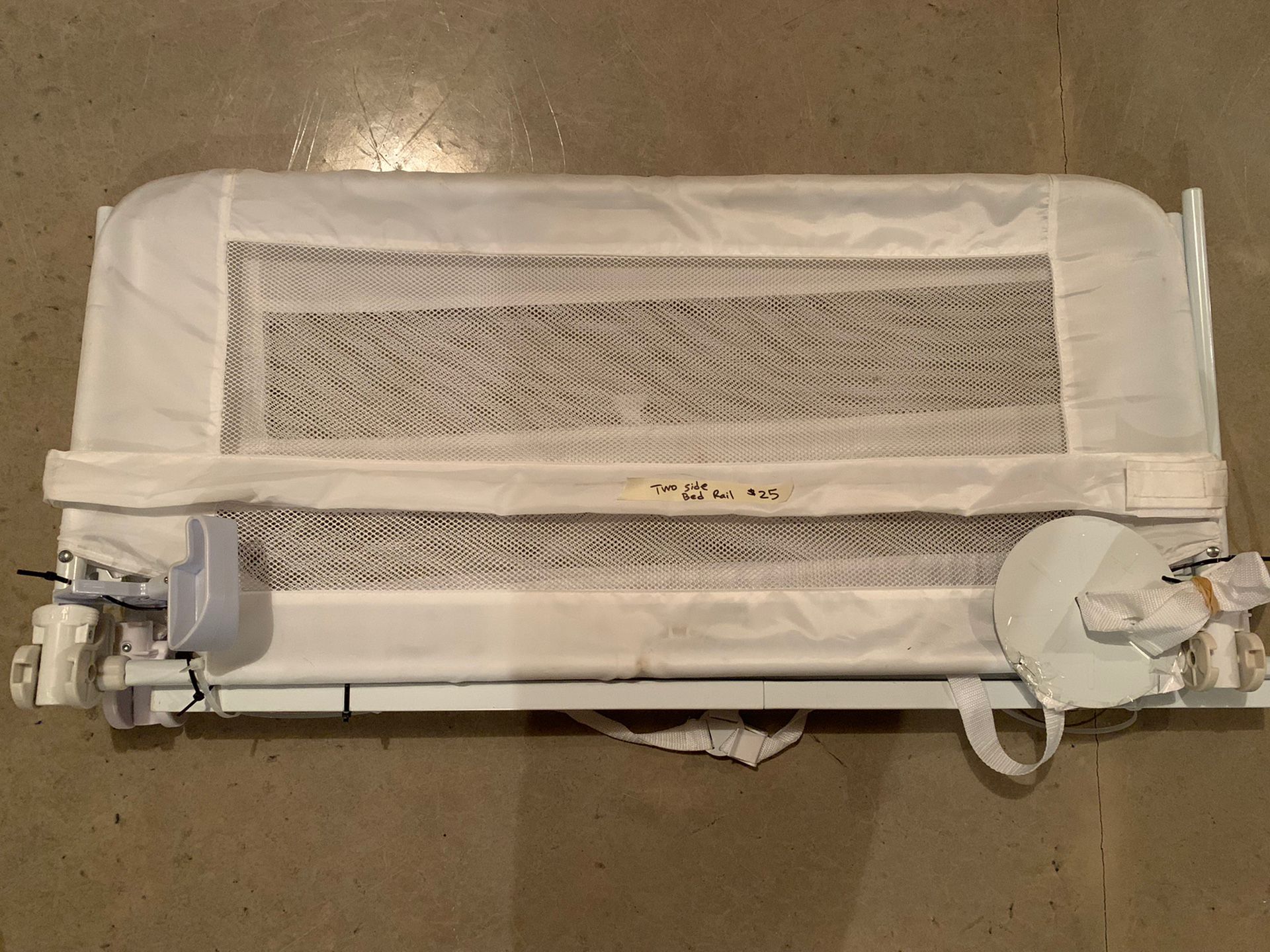 Double sided bed rails