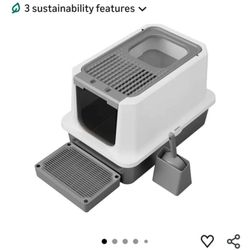 XL Enclosed Cat Litter Box