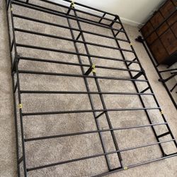 Metal Smart Bed Box + 9-leg Support Bed Frame | Very New (cash only) - No pets and smoke free 