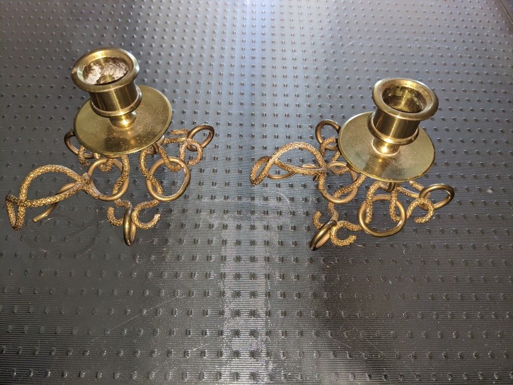 Brass Candle Holders