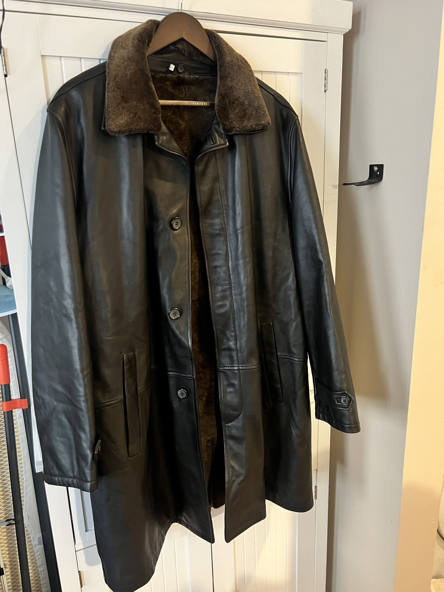 Ermenegildo leather Coat
