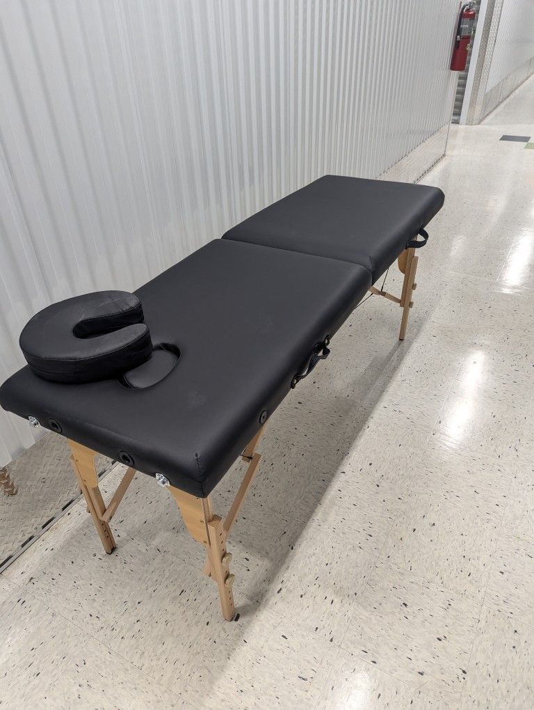 Black Massage Table