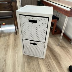 Cabinet With Fabric Drawers 16”x30”x14.5” 