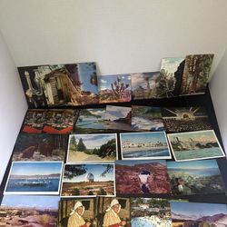 Vintage Postcard Lot 26 USA California Mexico National Parks Travel #2